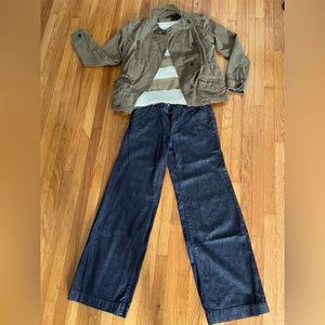 Banana Republic wide leg flare jean size 8